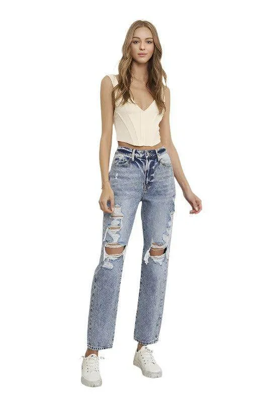 Slim Boyfriend Jeans