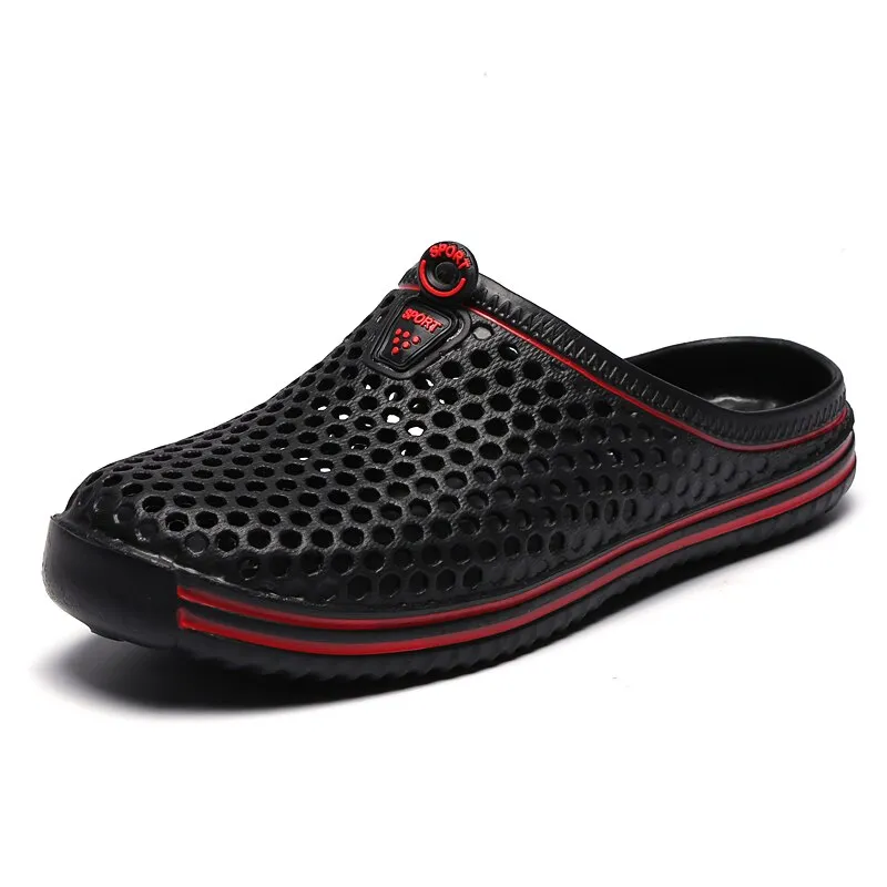 Slippers Cutout Clogs Shoes Fashion Men Women Garden Convenience Bathroom Slippers Non-slip Beach Sandals