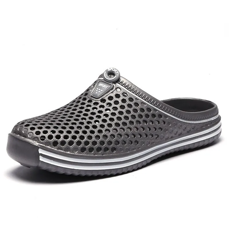 Slippers Cutout Clogs Shoes Fashion Men Women Garden Convenience Bathroom Slippers Non-slip Beach Sandals
