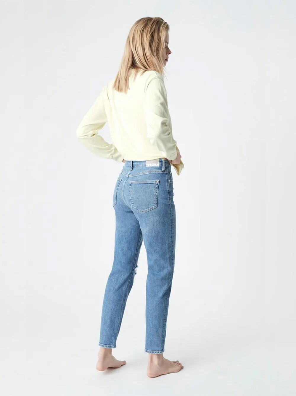 Soho Jeans - Mid Distressed Recycled Blue