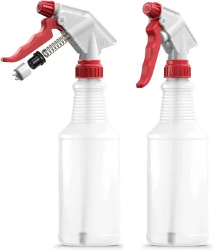 Spray Bottles (16-Ounce, 2 Pack) for BBQ Grilling Smoking & Baking Food Grade Grill Spritzer Meat Smoker Butchers Tools & Chef Gadgets