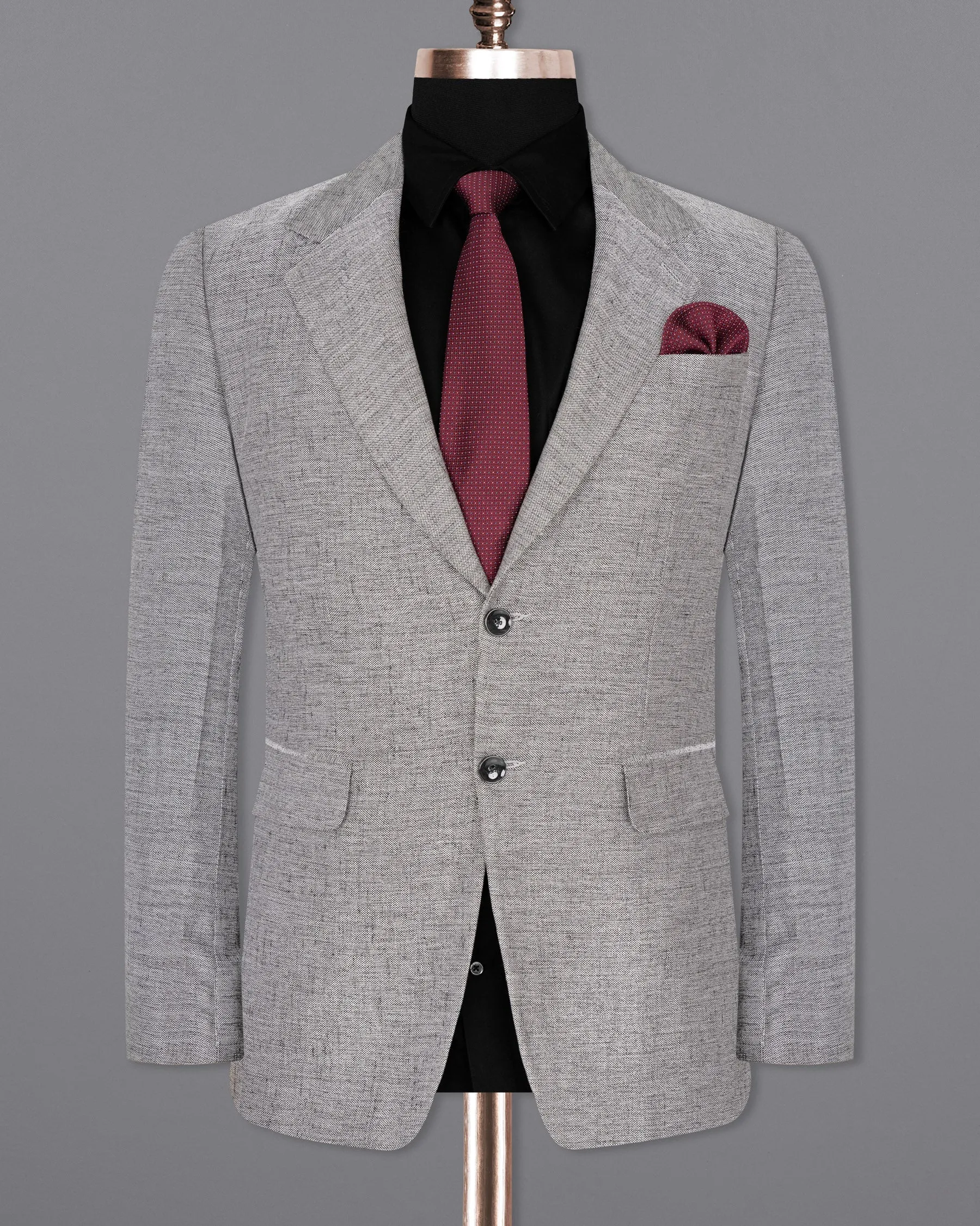 Spun Parl Gray Designer Blazer