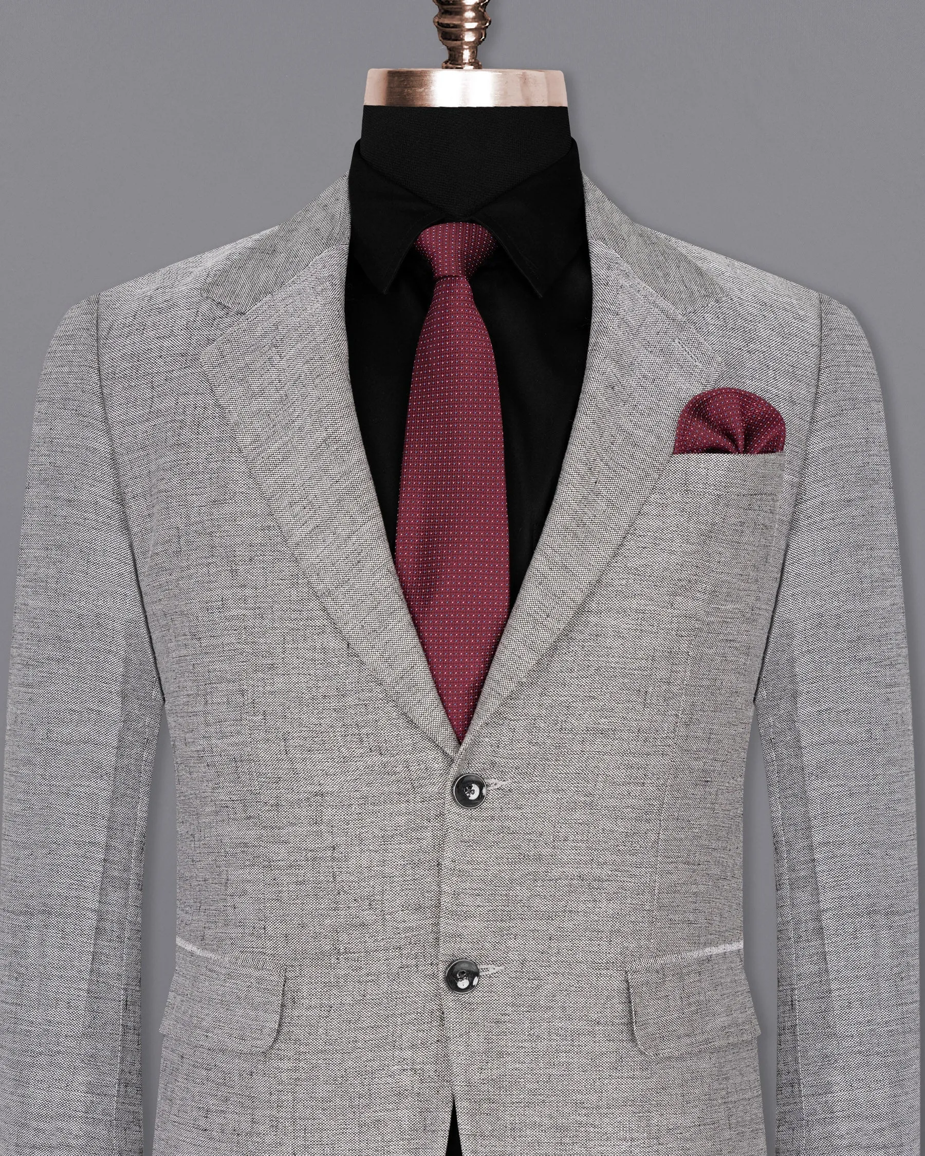 Spun Parl Gray Designer Blazer