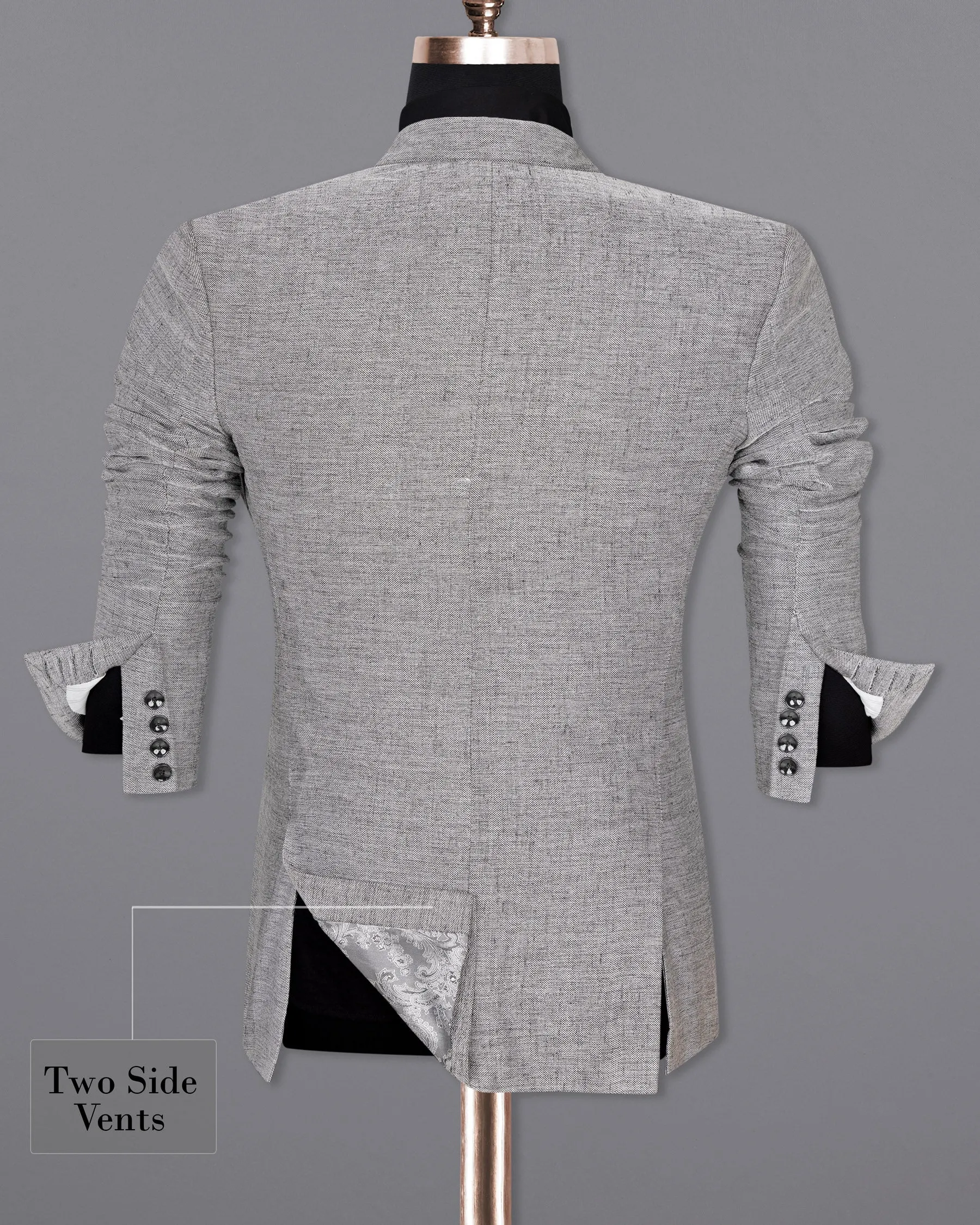 Spun Parl Gray Designer Blazer