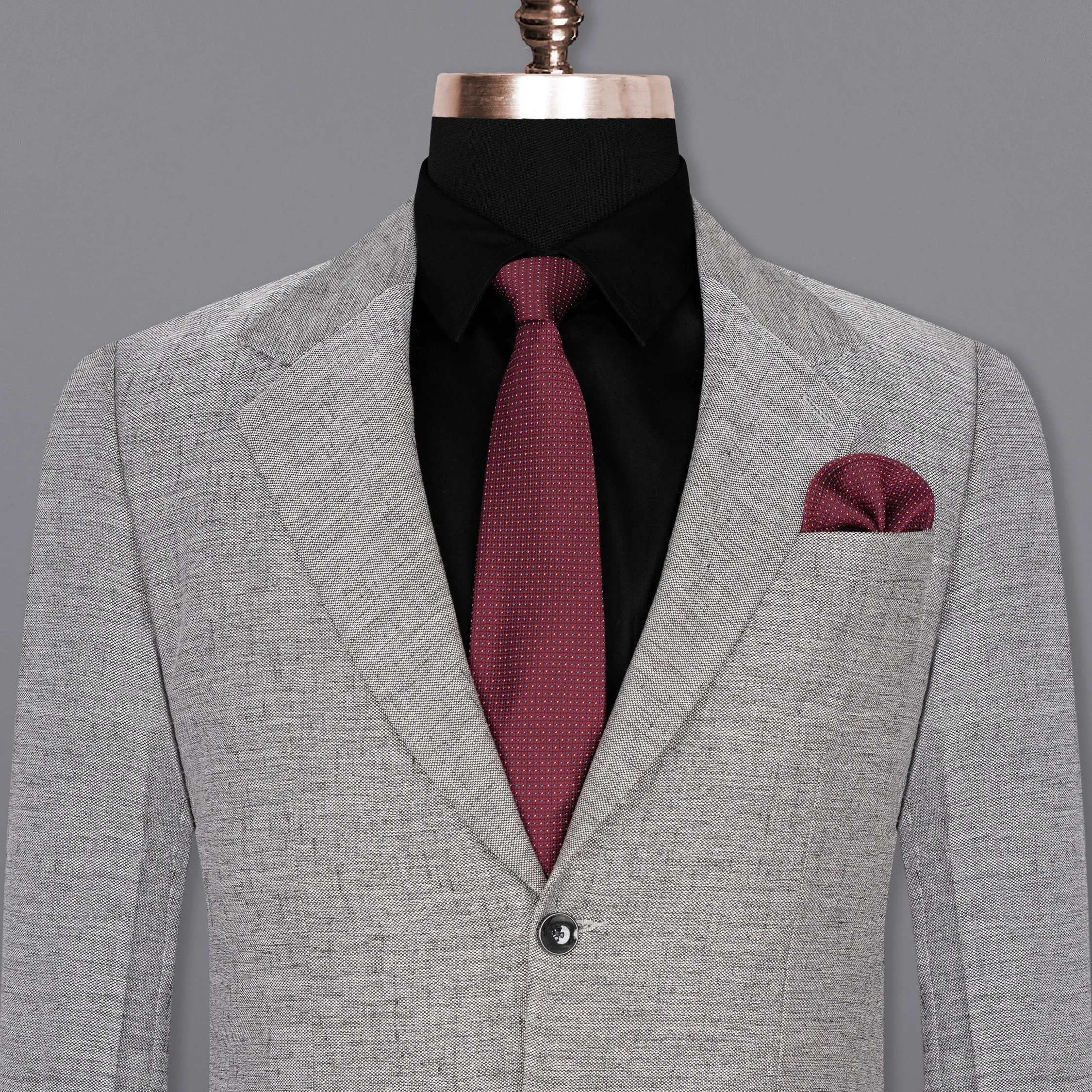 Spun Parl Gray Designer Blazer