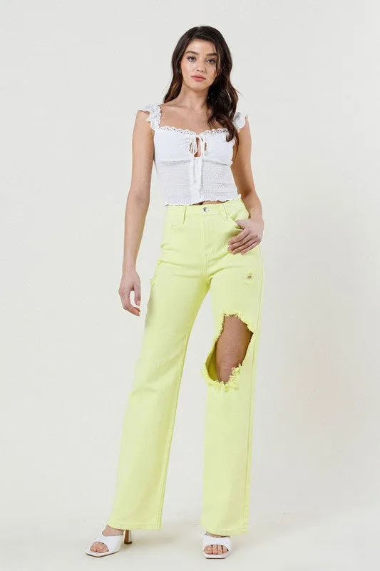 Straight Leg Jeans