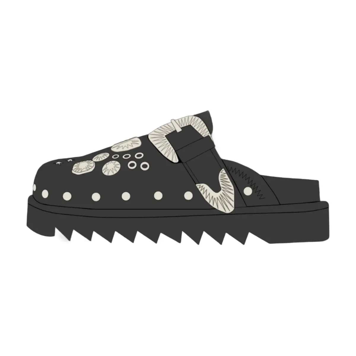 Studded Mule Clogs