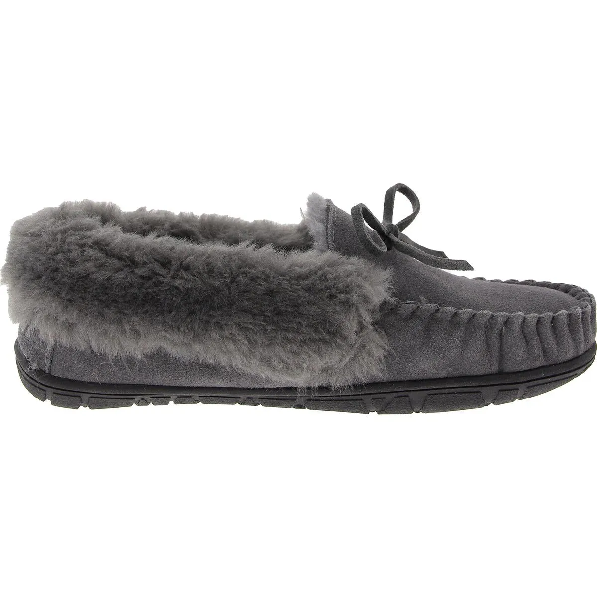 Style & Co. Womens Bow Faux Fur Moccasins