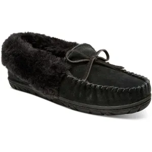 Style & Co. Womens Faux Fur Lined Suede Moccasins