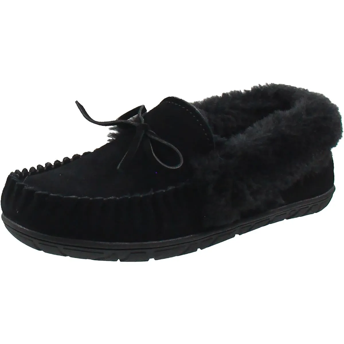 Style & Co. Womens Faux Fur Suede Moccasins
