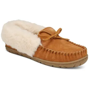Style & Co. Womens Faux Fur Suede Moccasins