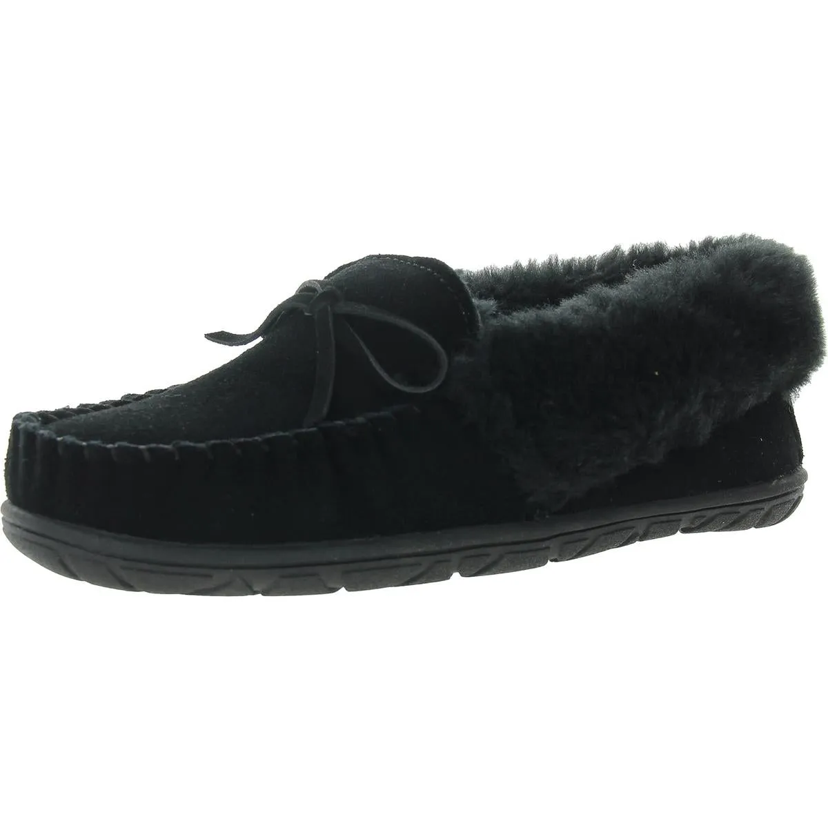 Style & Co. Womens Faux Fur Suede Moccasins