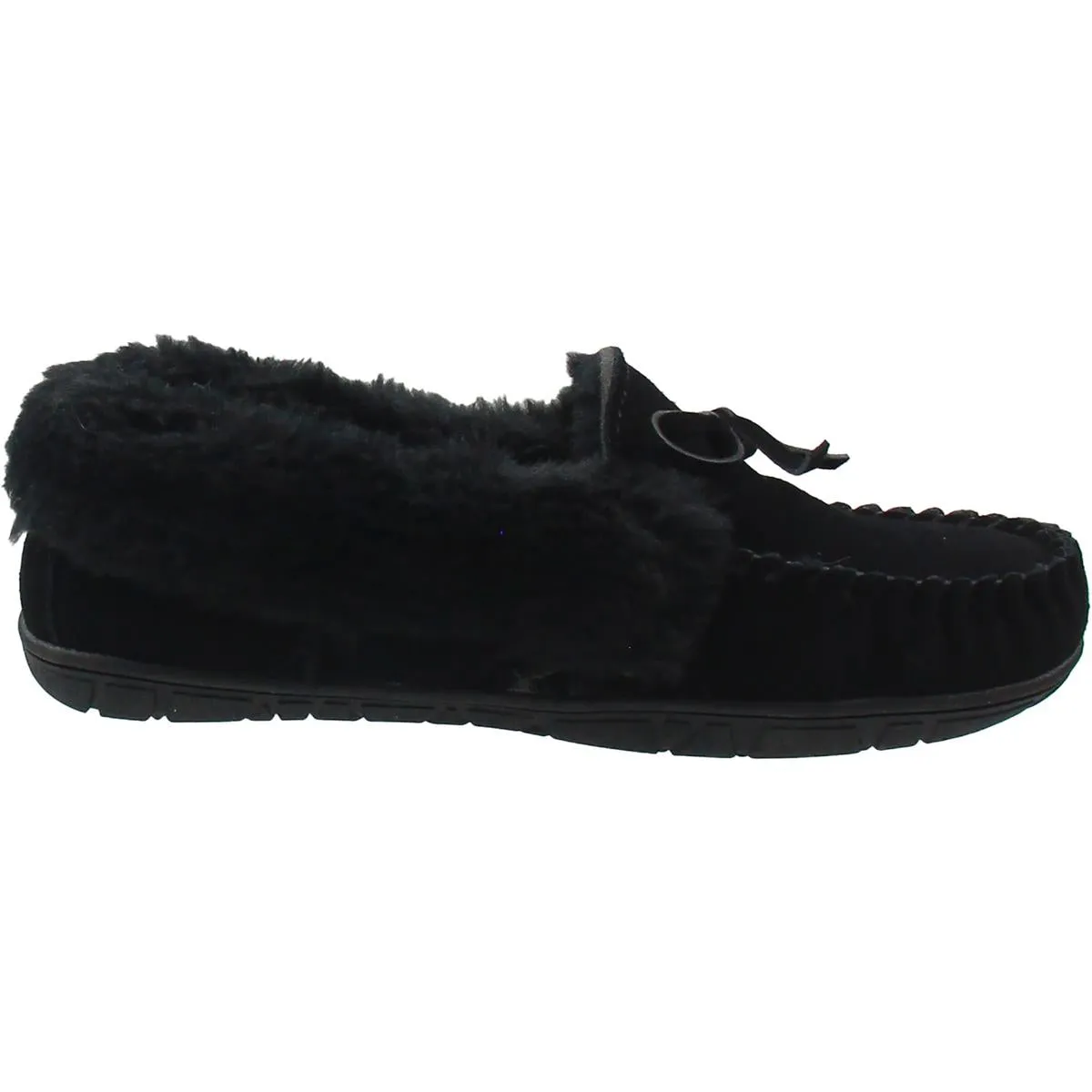 Style & Co. Womens Faux Fur Suede Moccasins