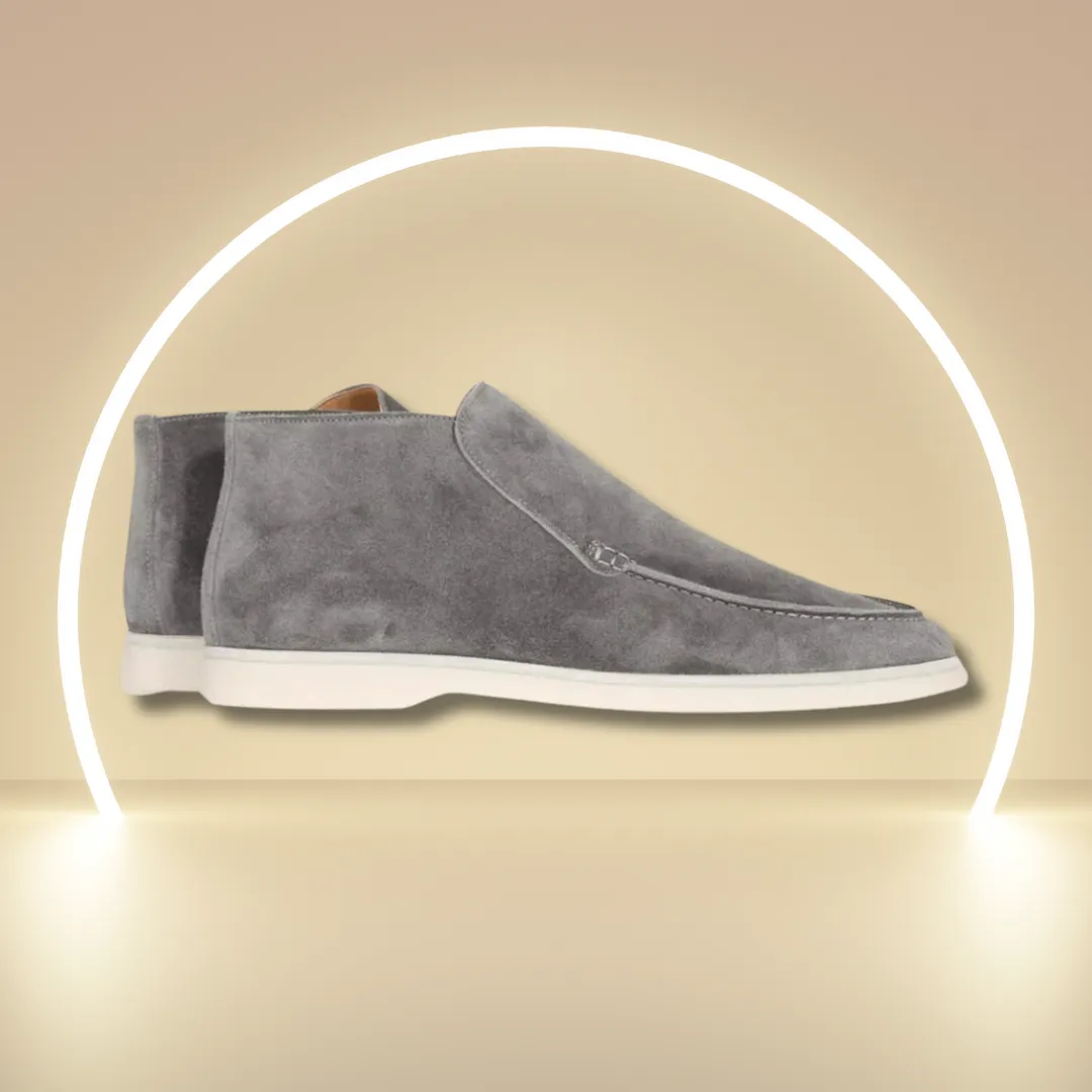 Stylebewusst - Stylische Wildleder Loafers für Männer
