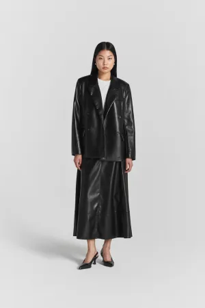 Taniel Faux Leather Blazer