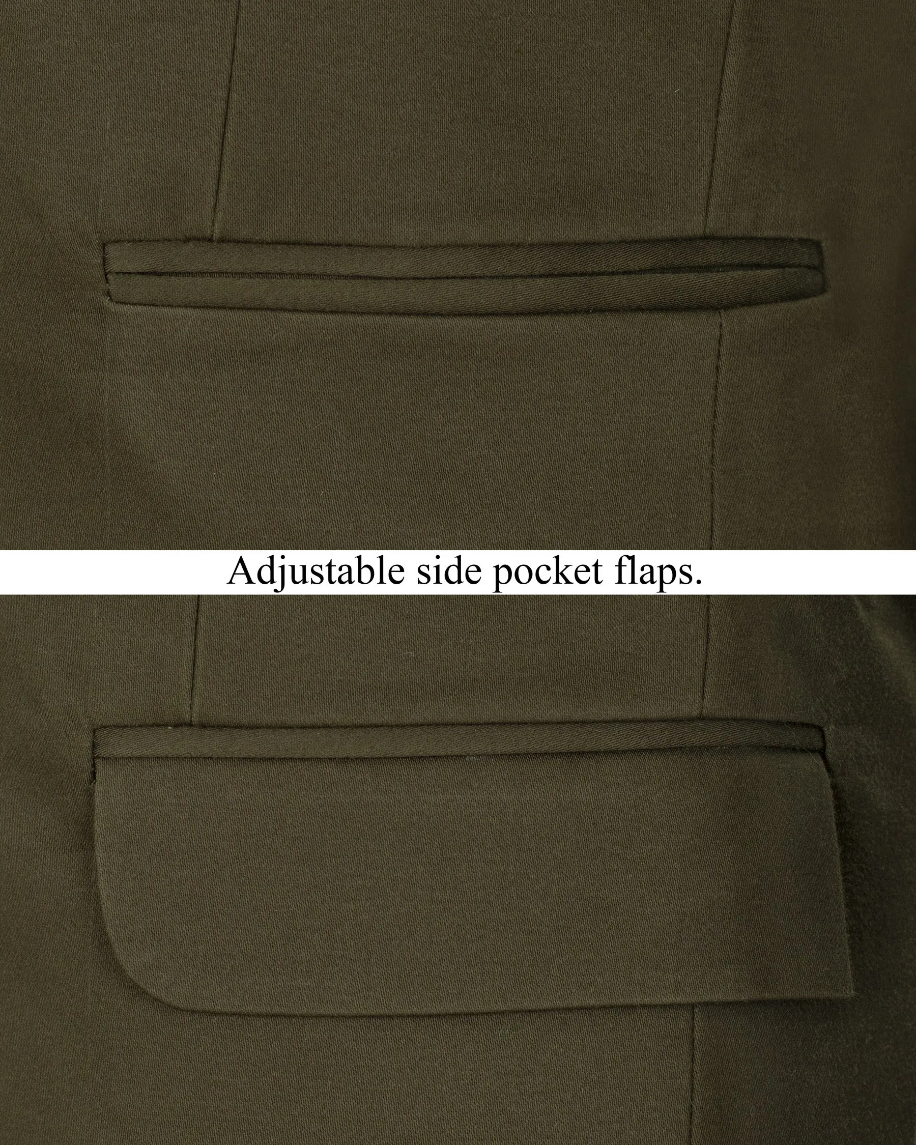 Taupe Brown Premium Cotton Blazer