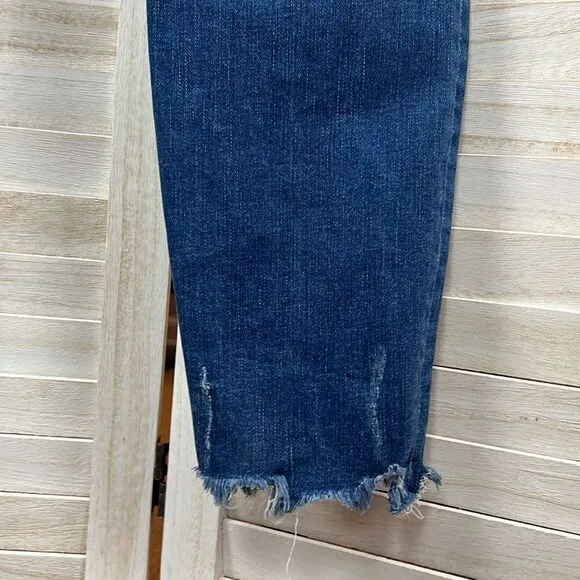 Ted Baker London Catrina Distressed Hem Skinny Jeans 30