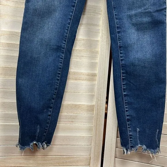 Ted Baker London Catrina Distressed Hem Skinny Jeans 30