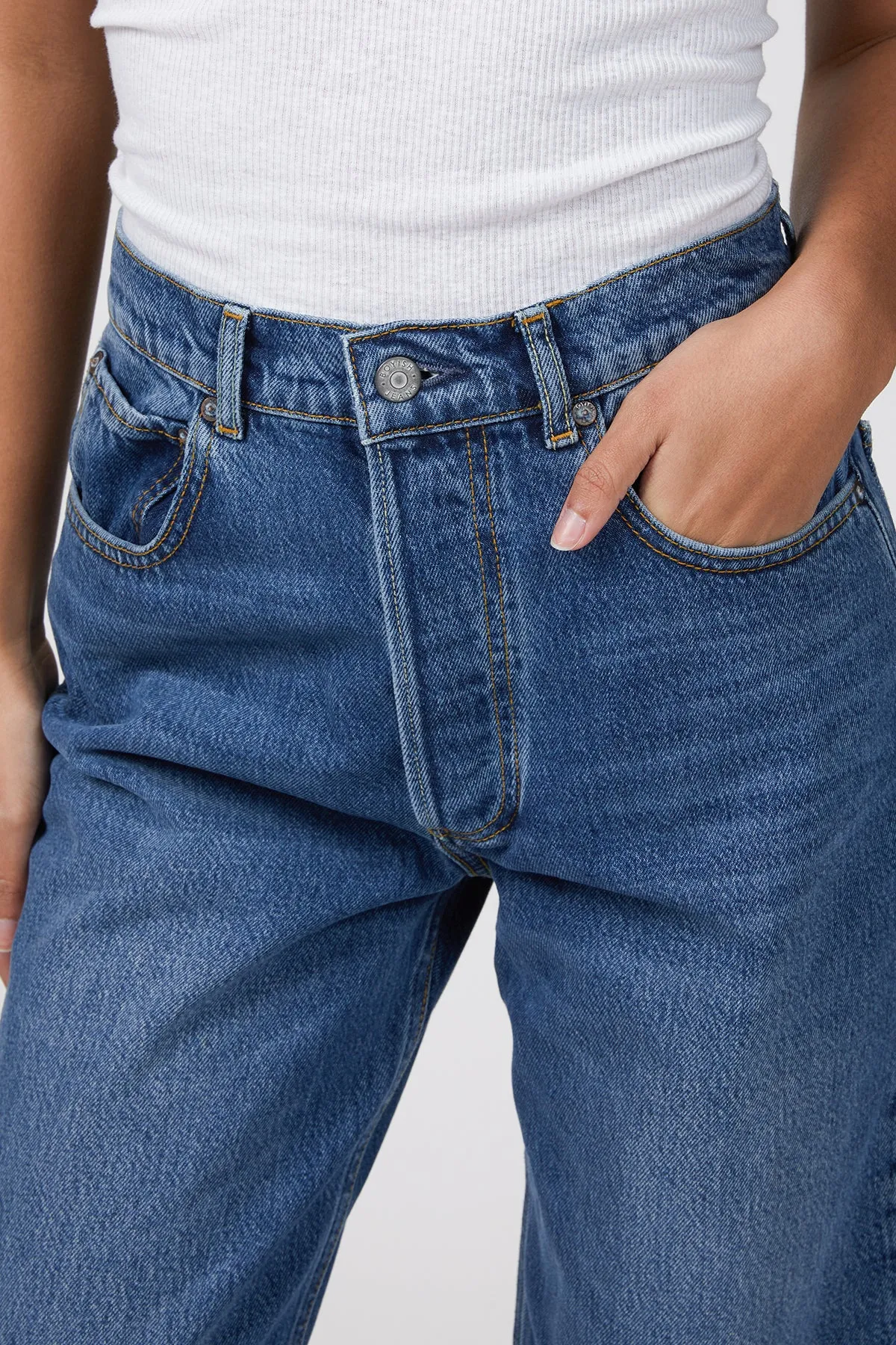 THE TOBY HIGH-RISE STRAIGHT-LEG JEANS