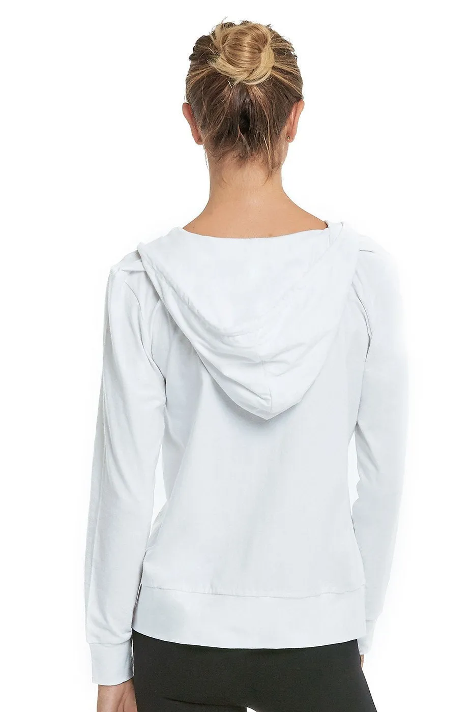 Thin Zip Up Hooded Jacket for Women