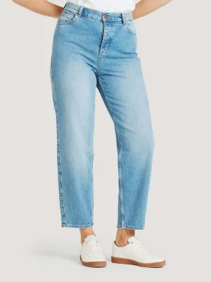 THOUGHT Essential Organic Cotton Boyfriend Jeans vintage blue
