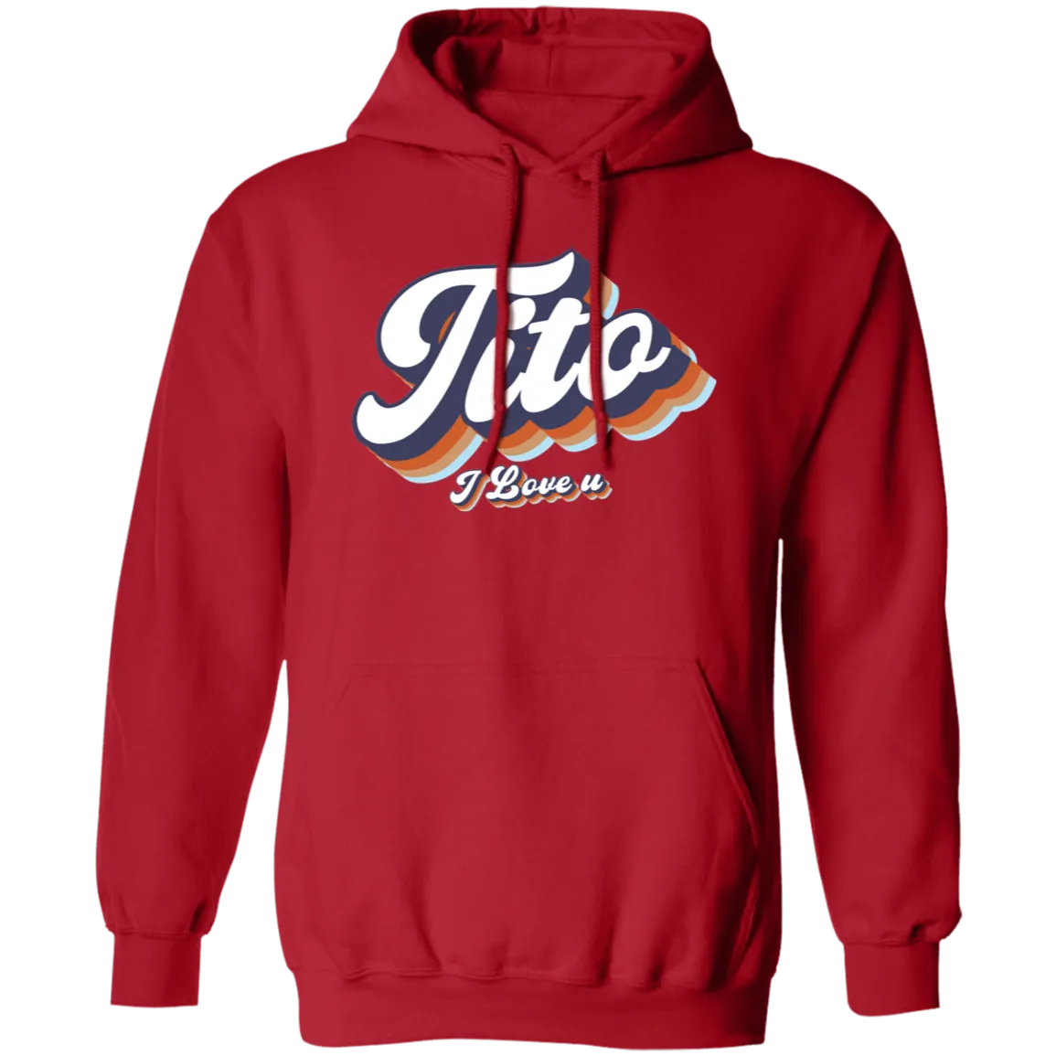 Tito I Love U Unisex Pullover Hoodie