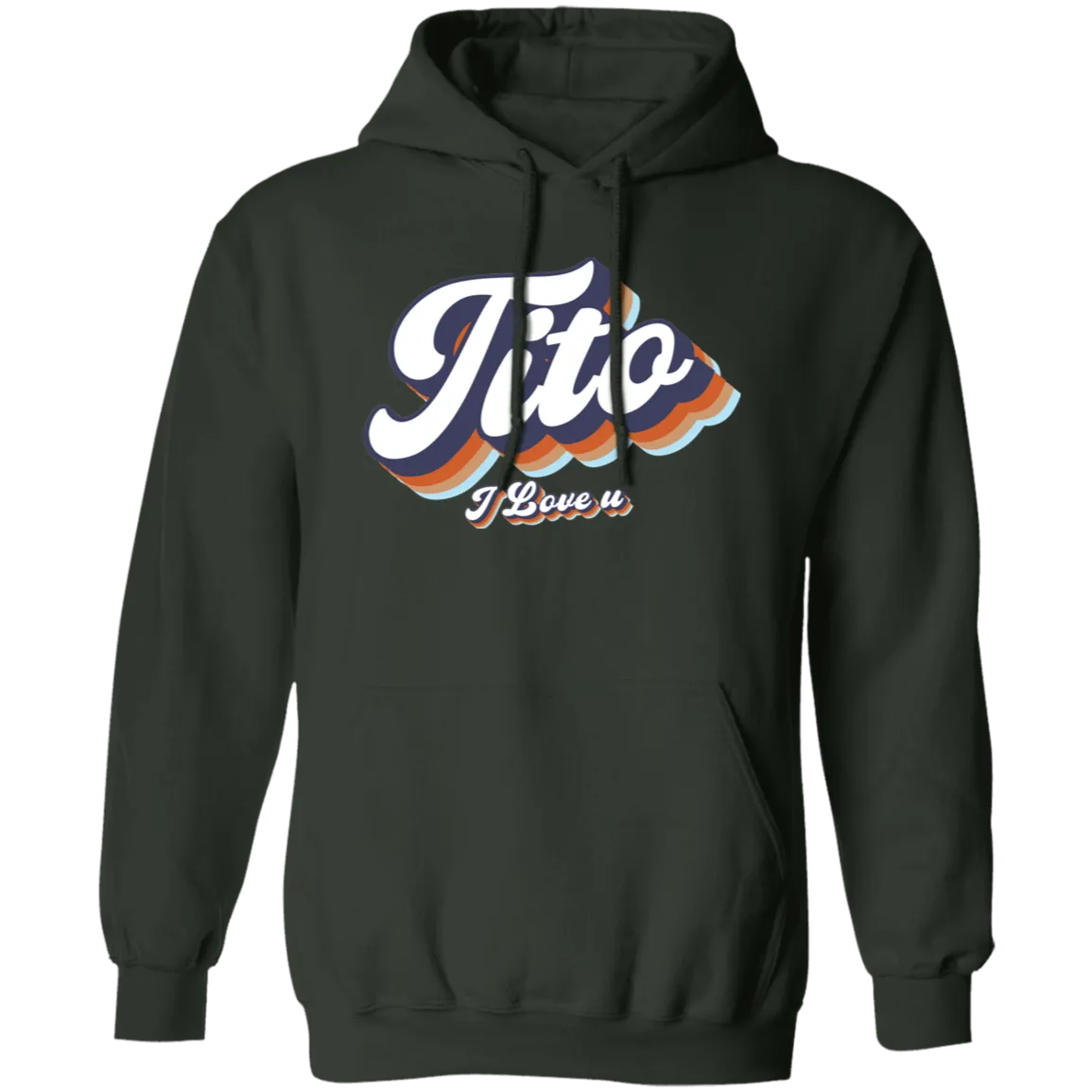 Tito I Love U Unisex Pullover Hoodie