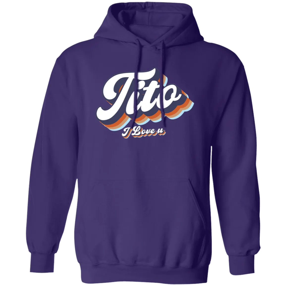 Tito I Love U Unisex Pullover Hoodie