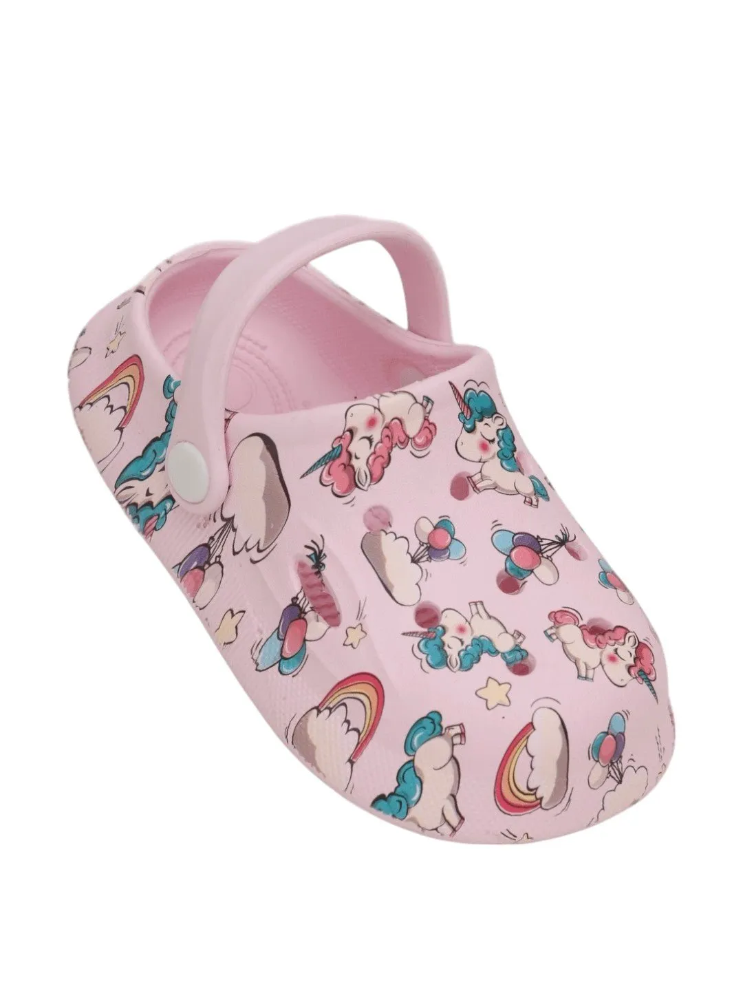 Unicorn Printed Clogs For Girls