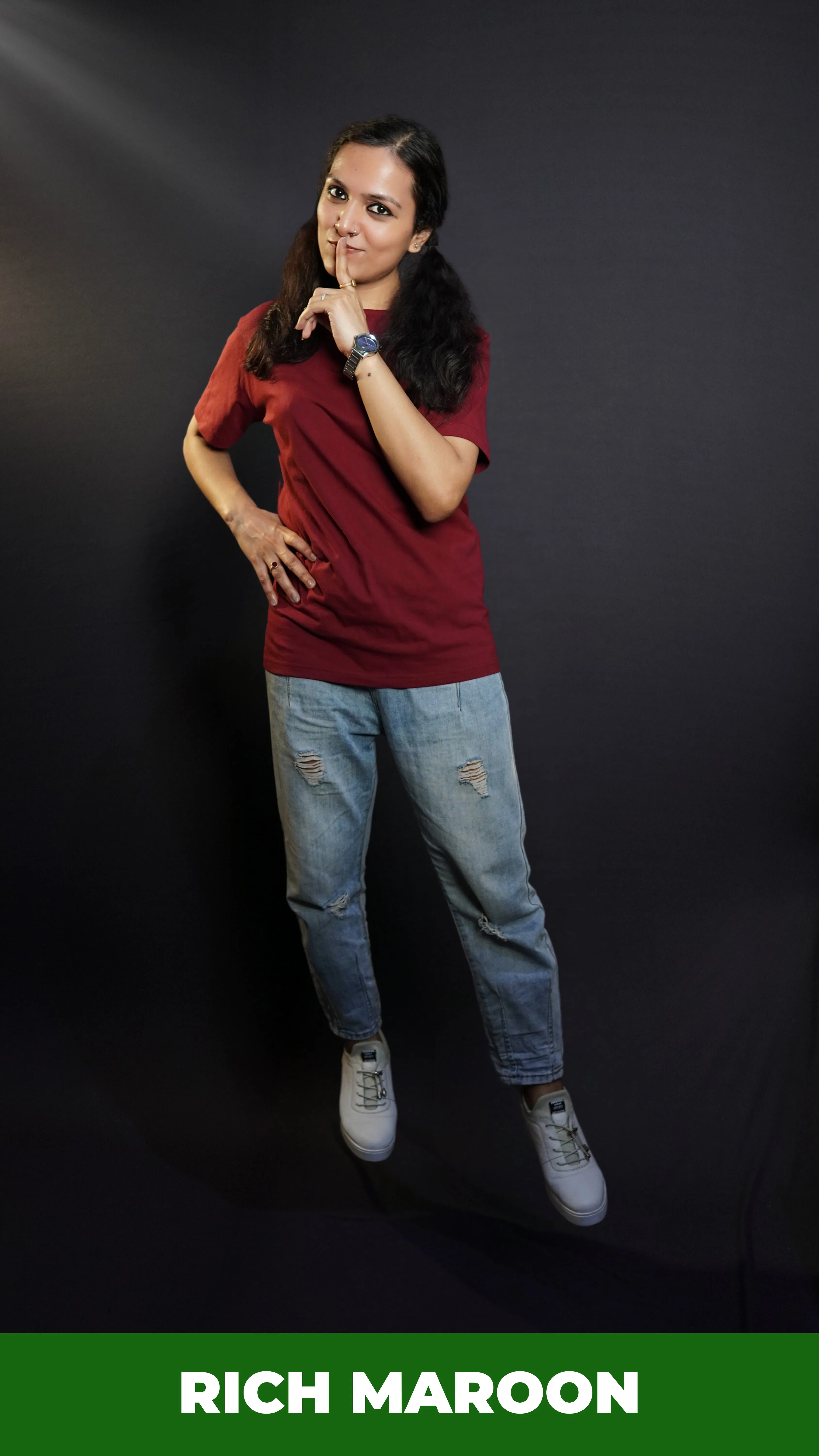 Unisex Rich Maroon T shirt