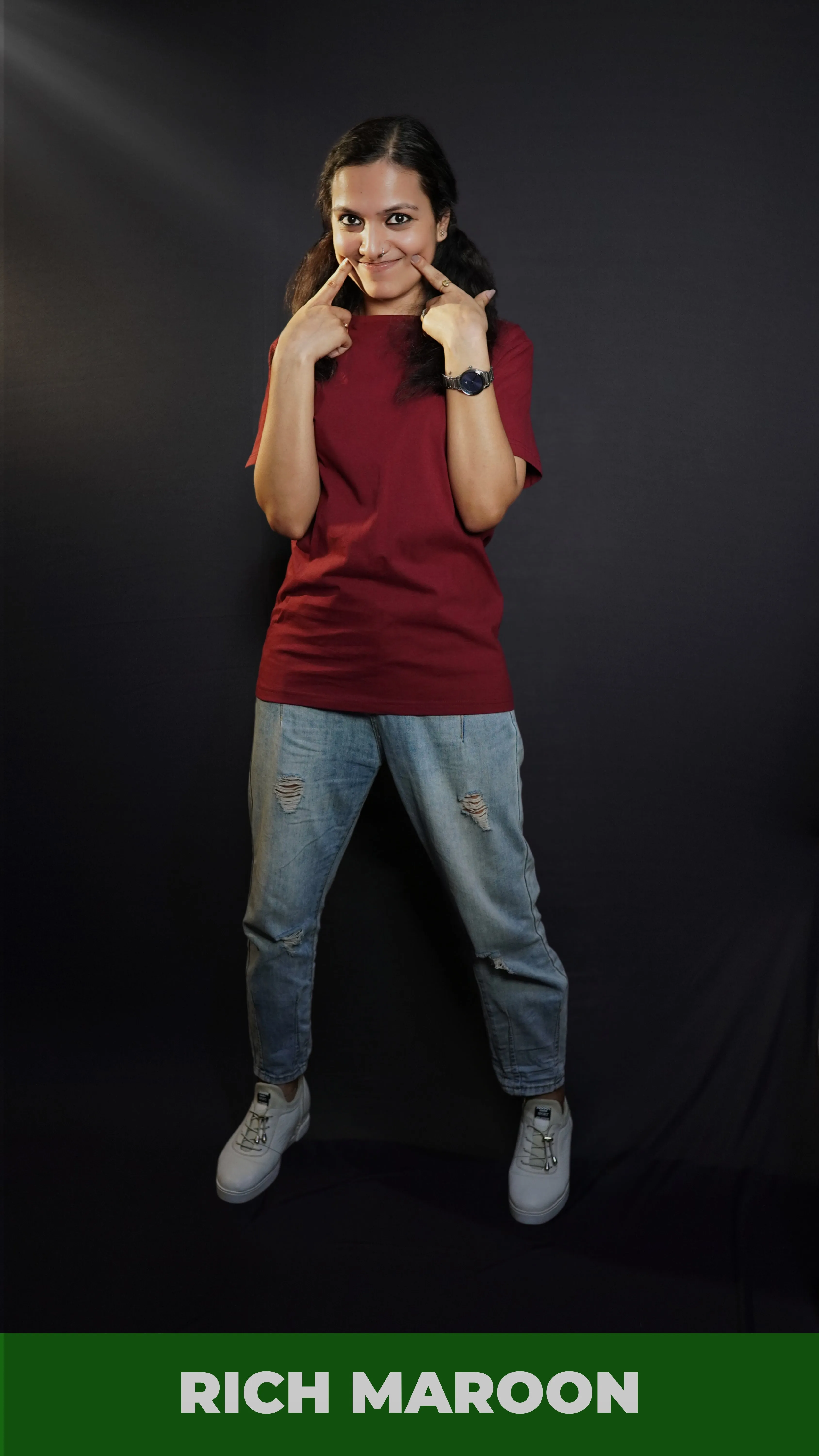 Unisex Rich Maroon T shirt