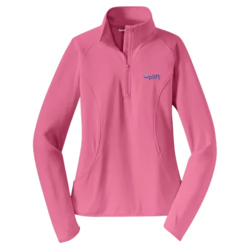 Uplift - Sport-Tek Ladies Sport-Wick Stretch 1/2-Zip Pullover v1
