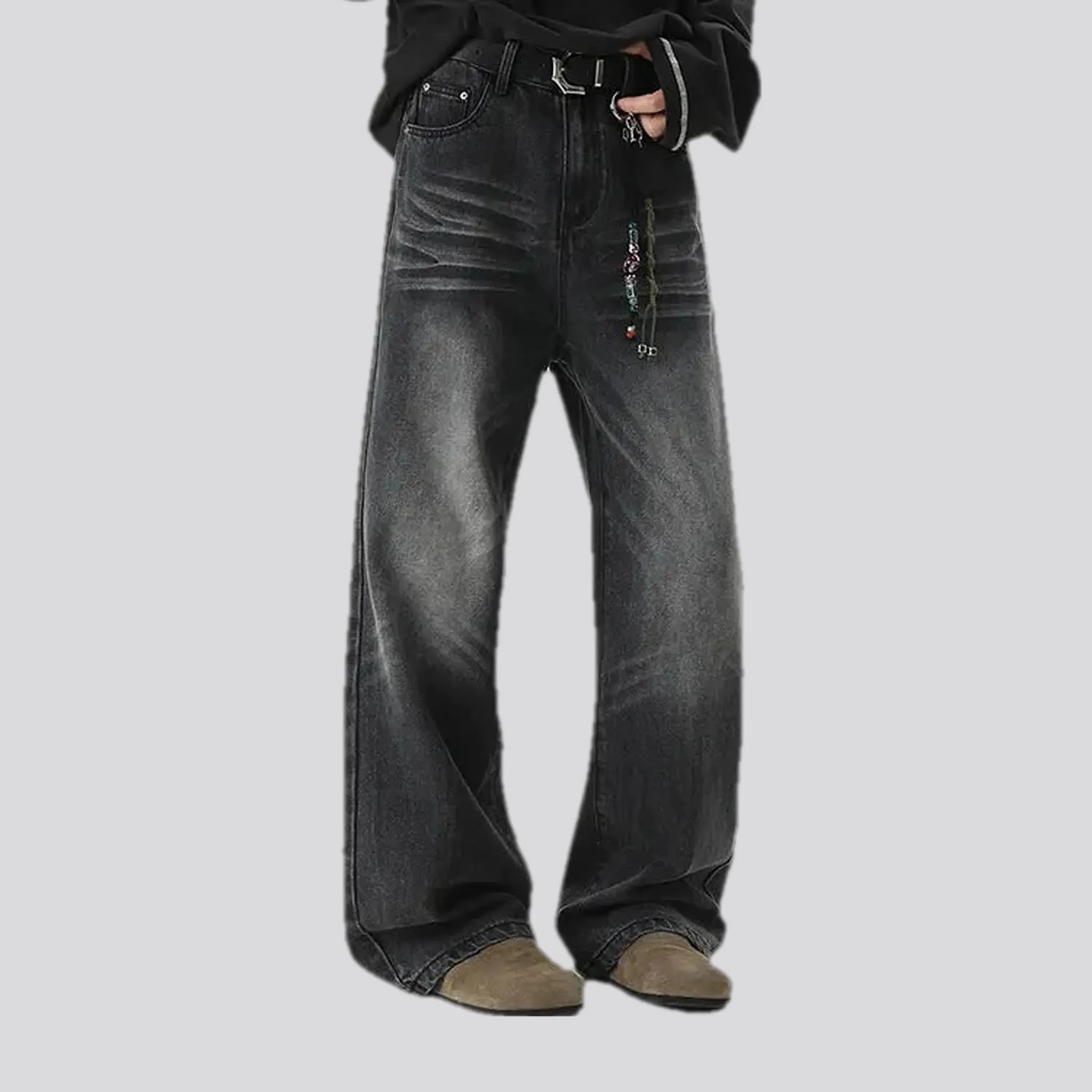 Vintage faded men's jeans