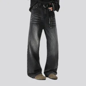Vintage faded men's jeans