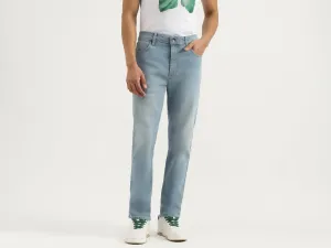 Washed Low Crotch Jeans