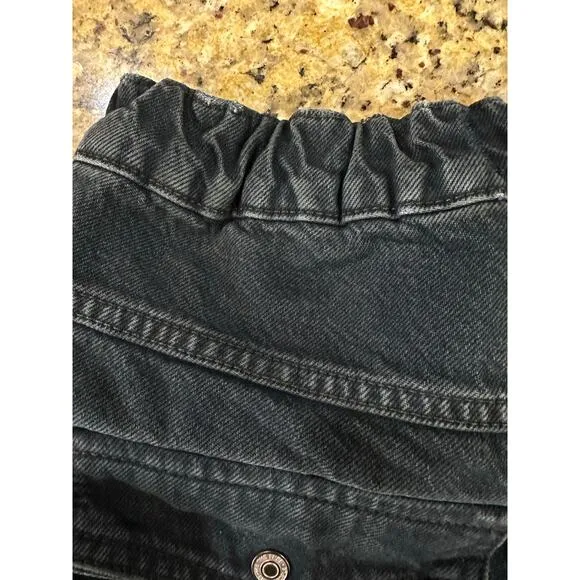 We the Free People Marx Slouchy Cargo Wide Leg Y2K Grunge Black Jeans Women’s 26