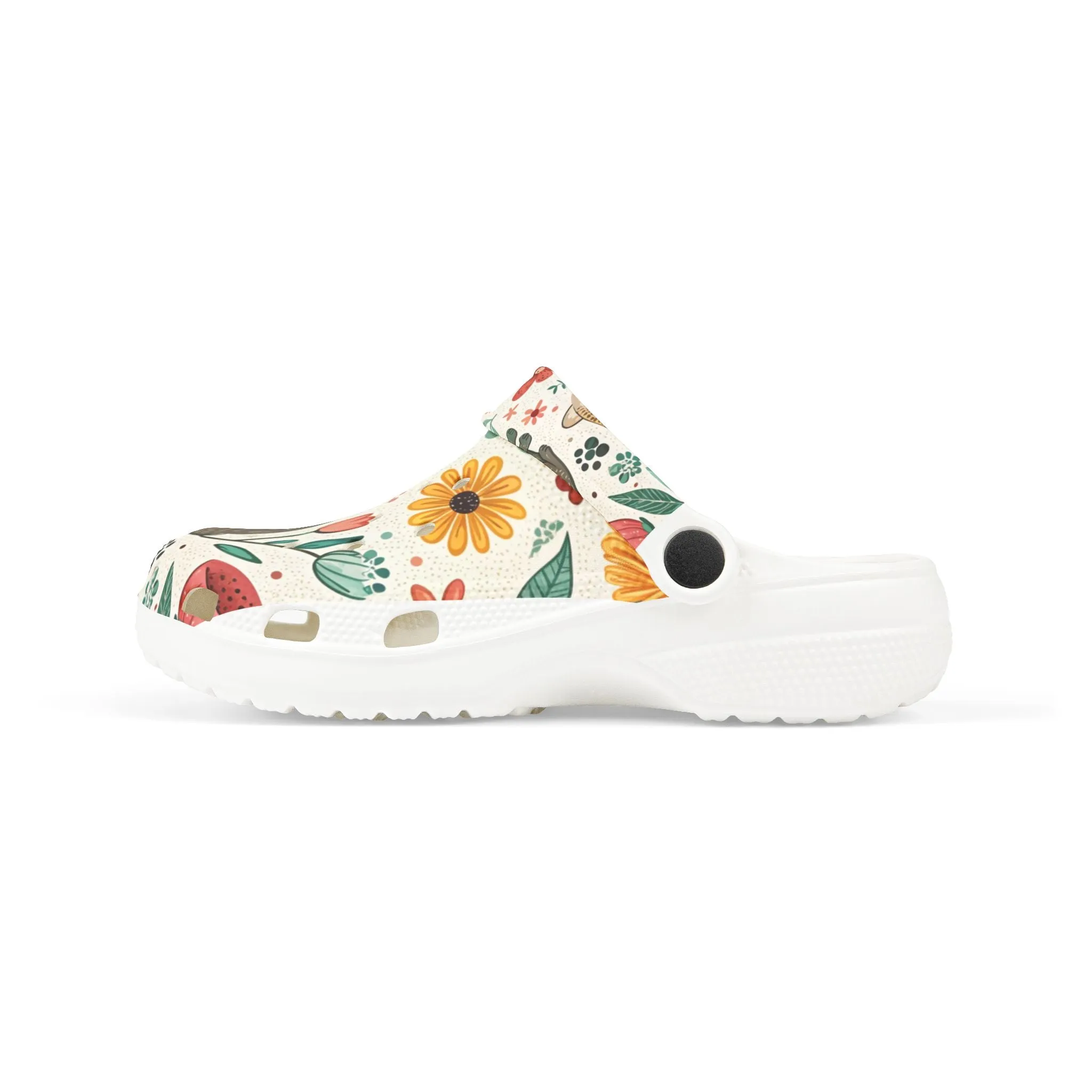 Whimsical Cat Print Kids' Clogs - Fun, Colorful Slip-Ons for Playtime