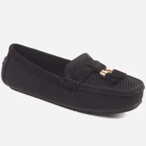 Women "ANEY" Faux Fur Suede Moccasins