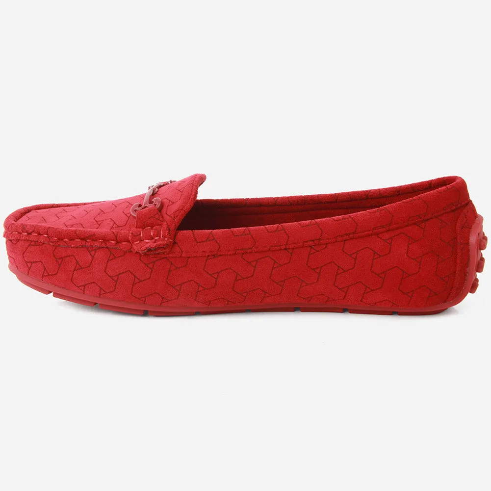 Women "TEMY" Faux Soft Suede Fur Lined Moccasins