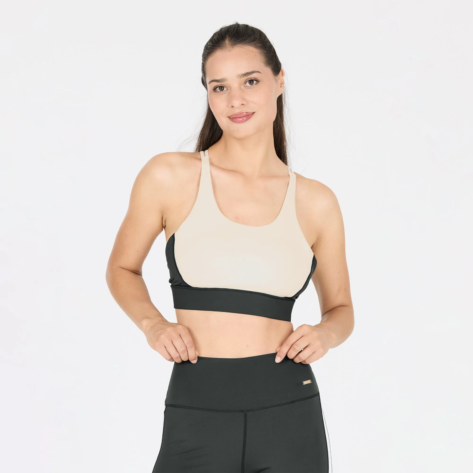 Women's Aspasia Colour Block Sports Bra