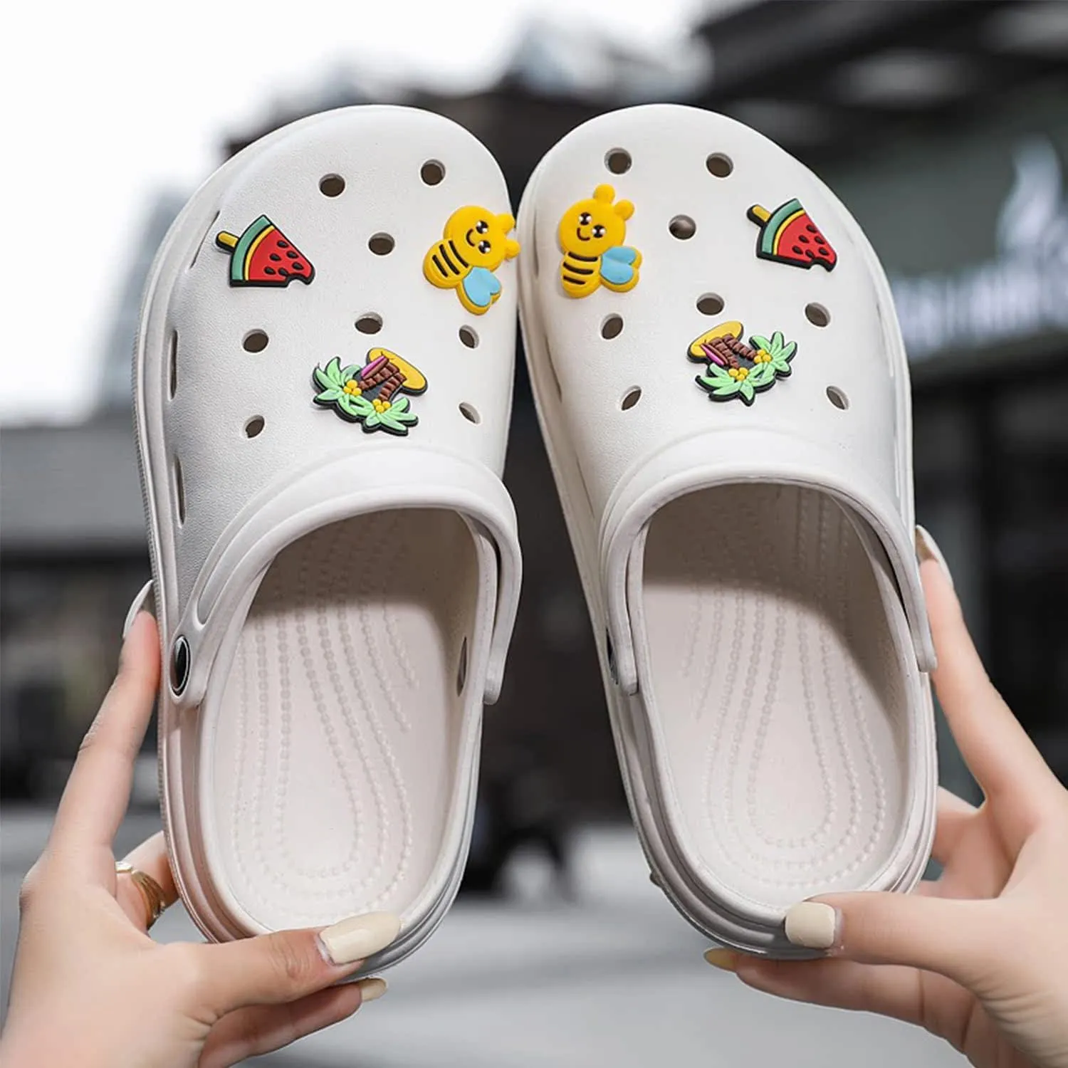 Women'S Garden Shoes Summer Lightweight Clogs Sandals Non Slip Slides Shower Slippers Indoor Outdoor