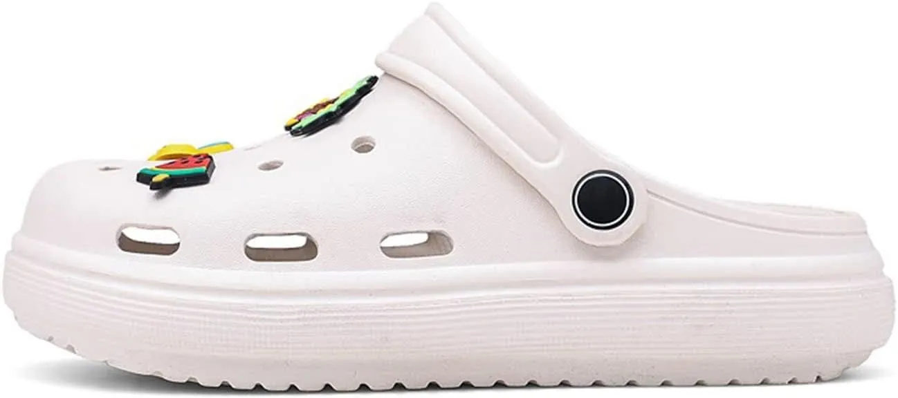 Women'S Garden Shoes Summer Lightweight Clogs Sandals Non Slip Slides Shower Slippers Indoor Outdoor