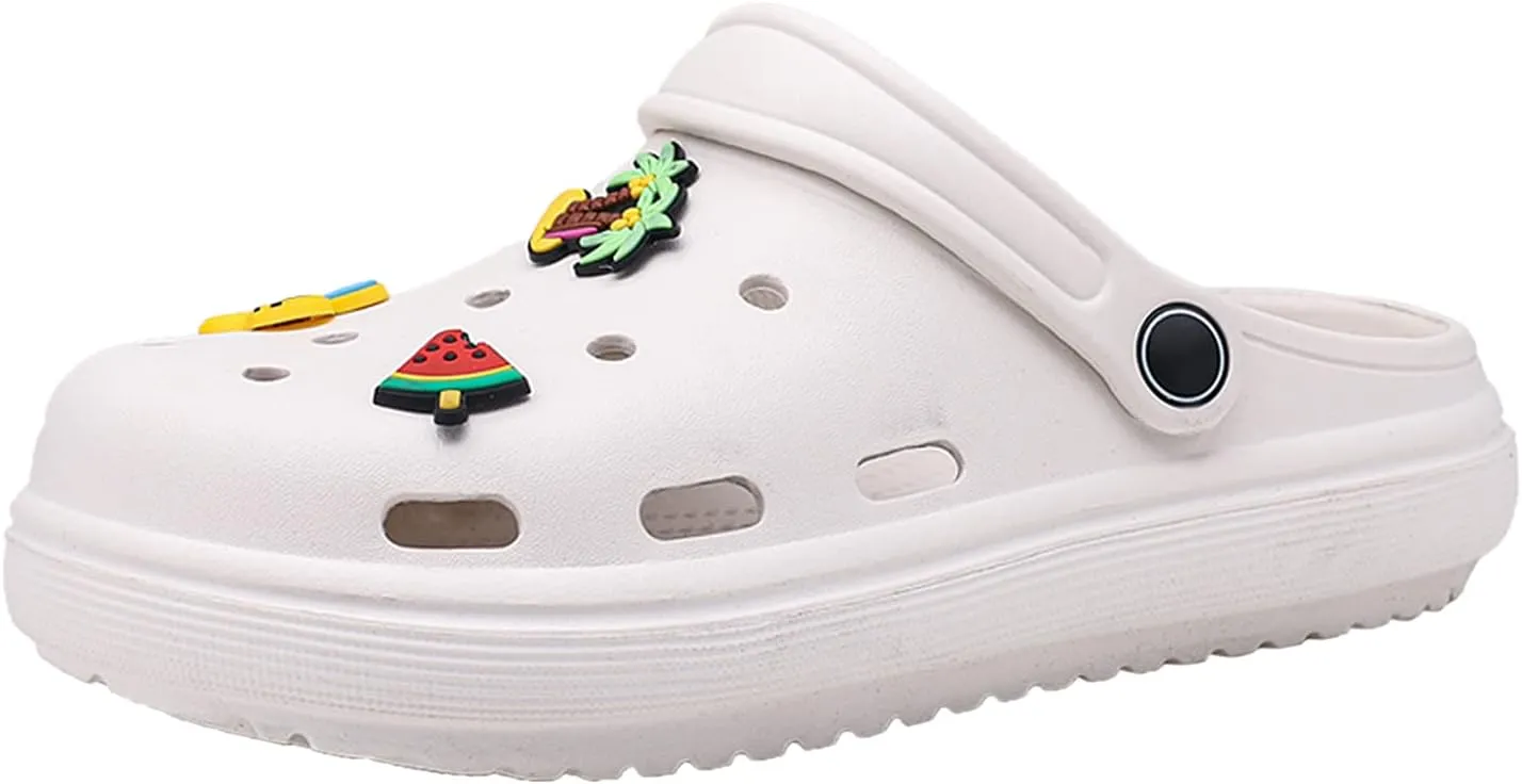 Women'S Garden Shoes Summer Lightweight Clogs Sandals Non Slip Slides Shower Slippers Indoor Outdoor