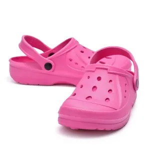 Womens Hot Pink Clogs