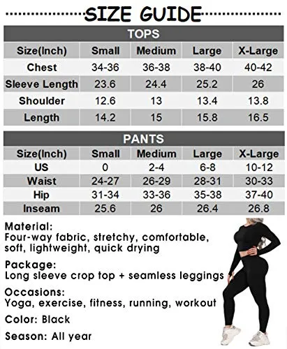 Women's Seamless Yoga Leggings and Shirt Set