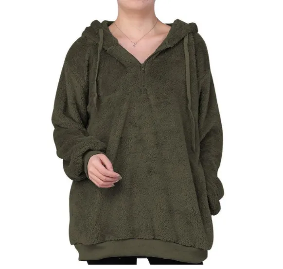 Women's Zera Zip-Neck Fleece Sweatshirt