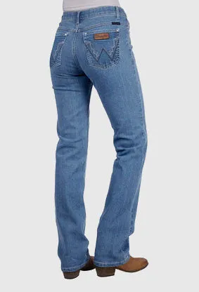 WRANGLER WOMENS CHARA JEAN - WILLOW 34L (FADED BLUE)