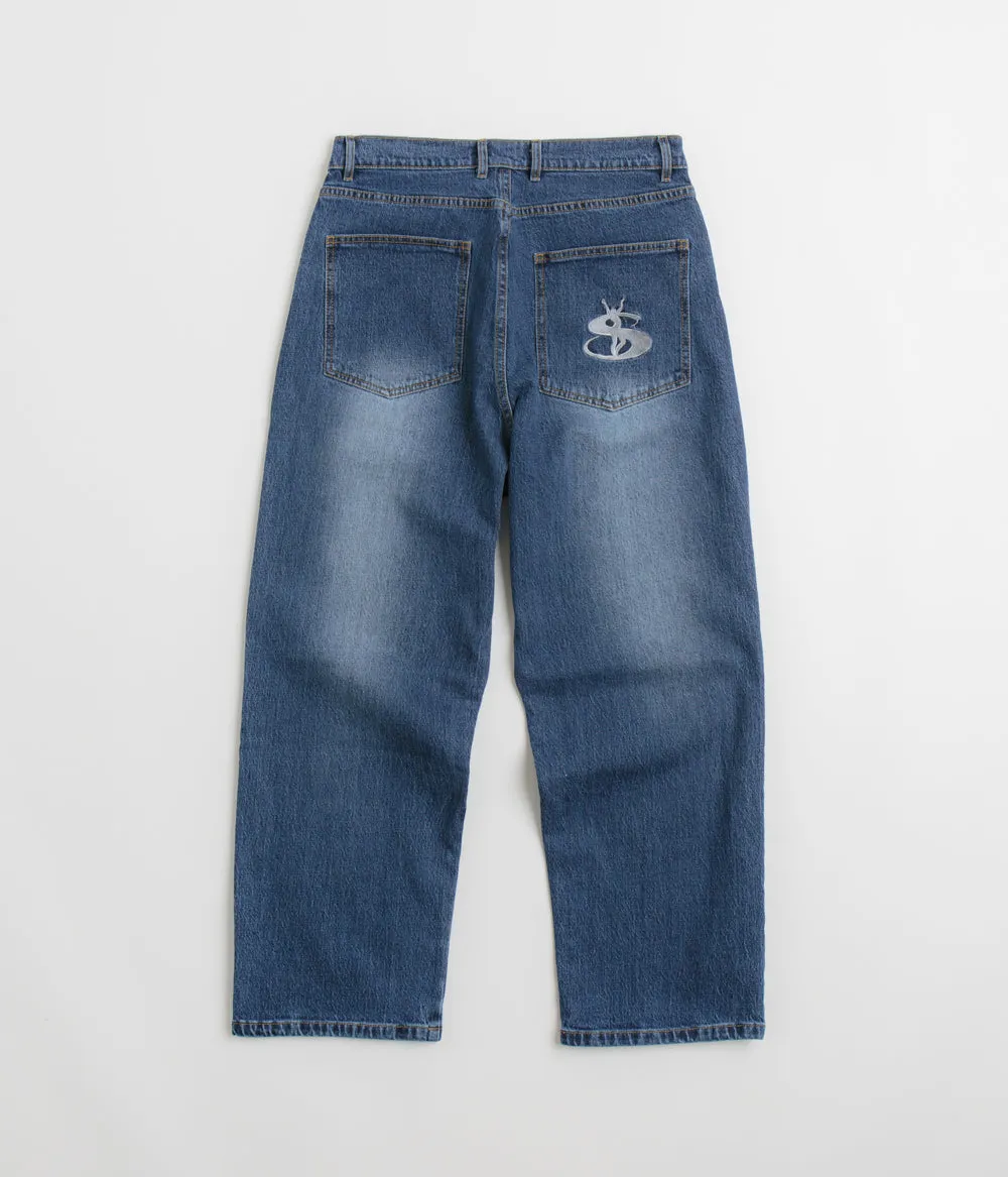 Yardsale Phantasy Panel Jeans - Denim / Faded
