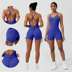 Yoga Jumpsuit Padded Set