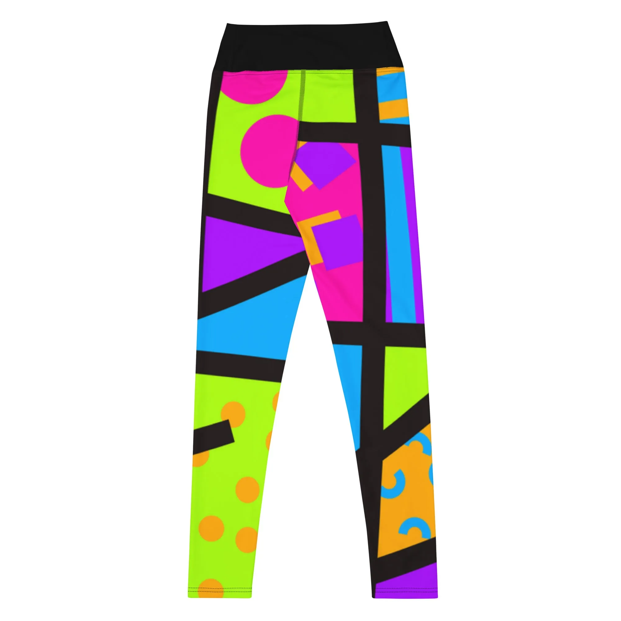 Yoga Leggings, Memphis Harajuku Popsicle